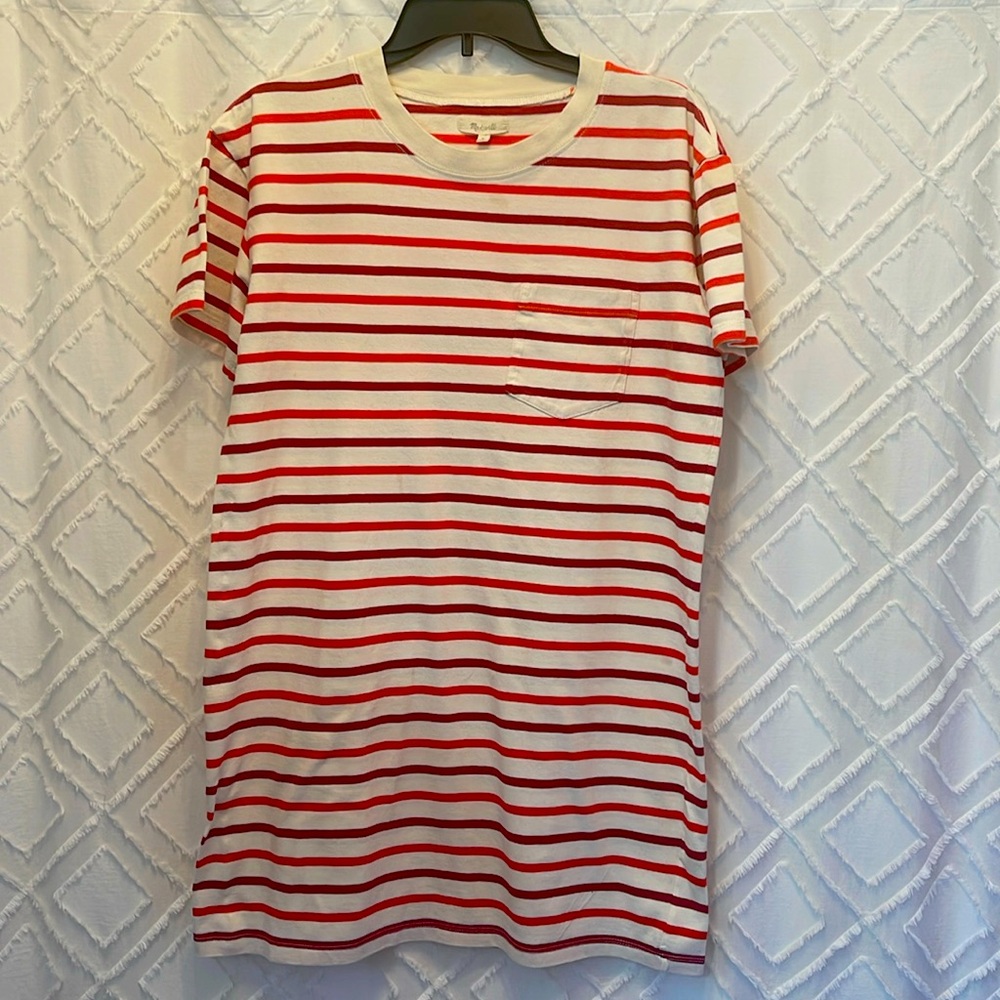 Madewell women’s striped pocket tee.